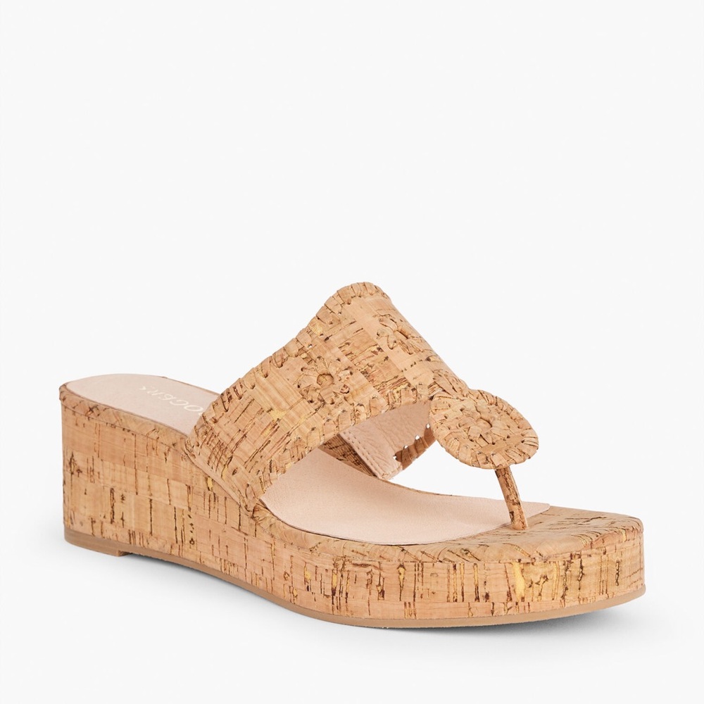 Jack Rogers cork wedges